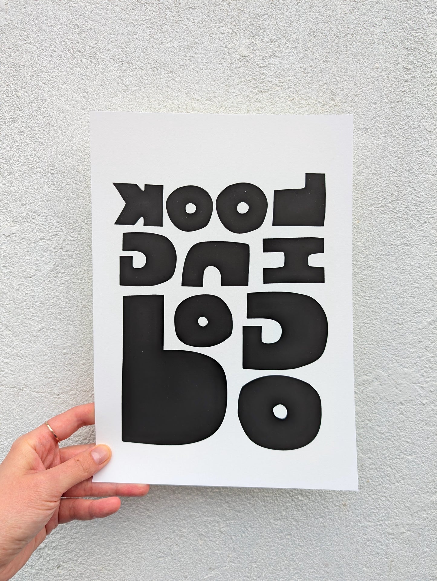 Seconds Sale! Looking Good A4 Print (Reflected)