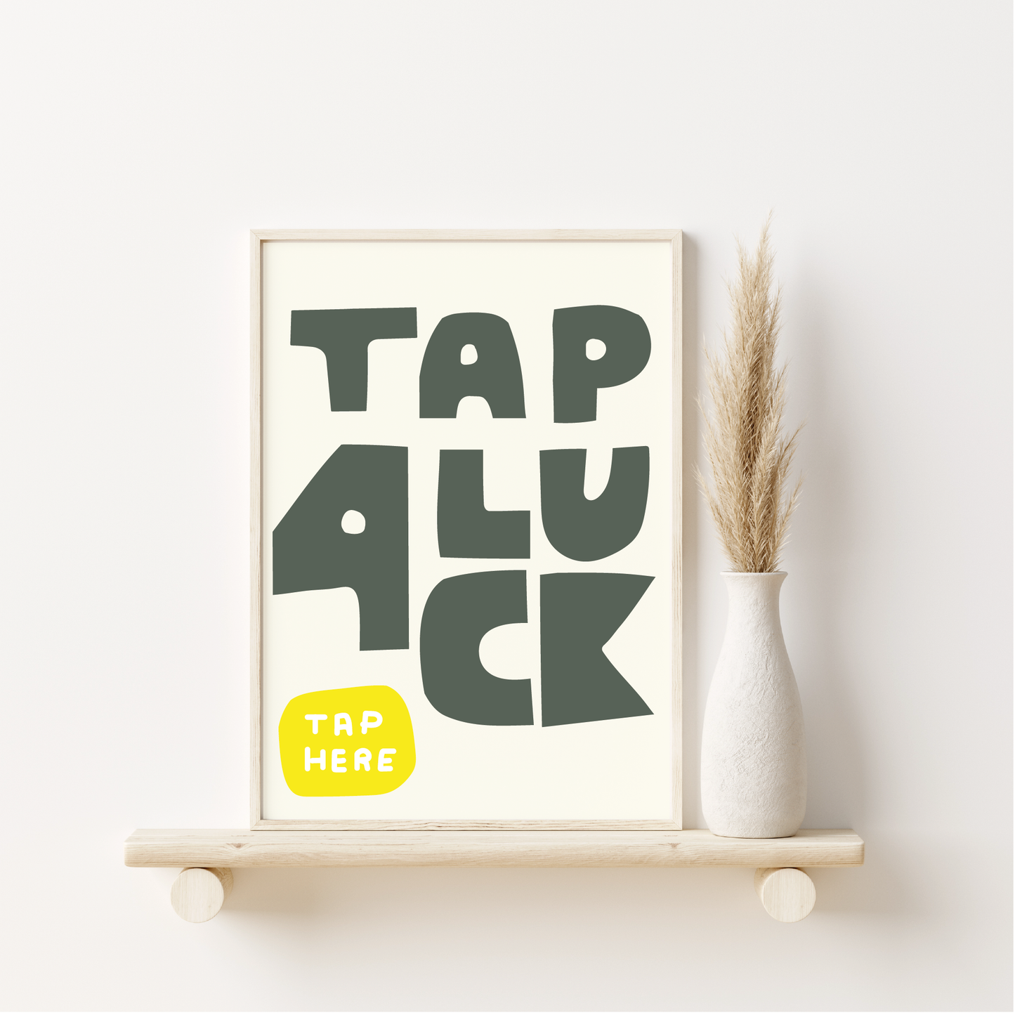Tap For Luck Art Print